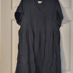 Universal Thread Charcoal V-Neck Mini Dress